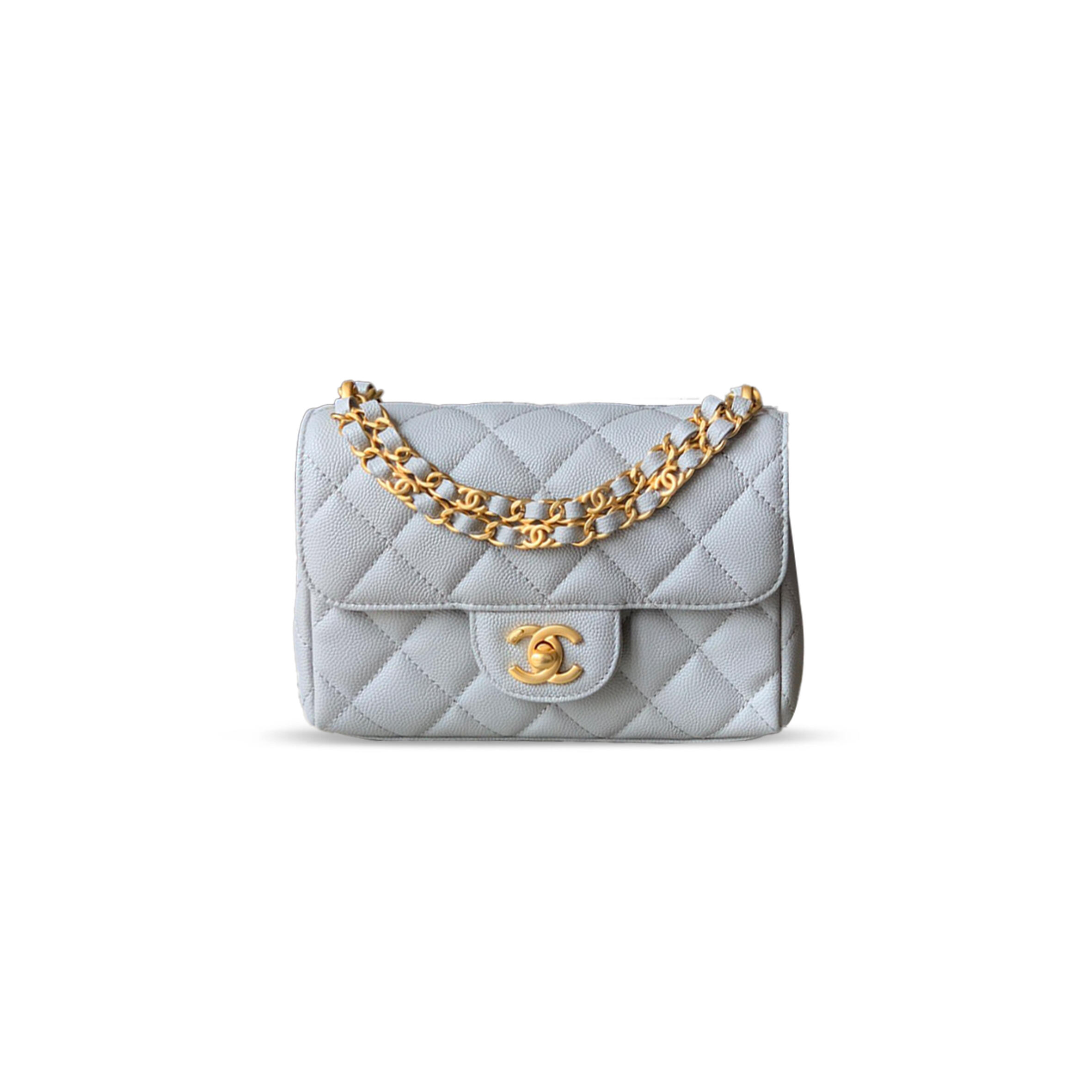 CHANEL CAVIAR WALLET ON CHAIN 321496 (18*13*5.5cm)